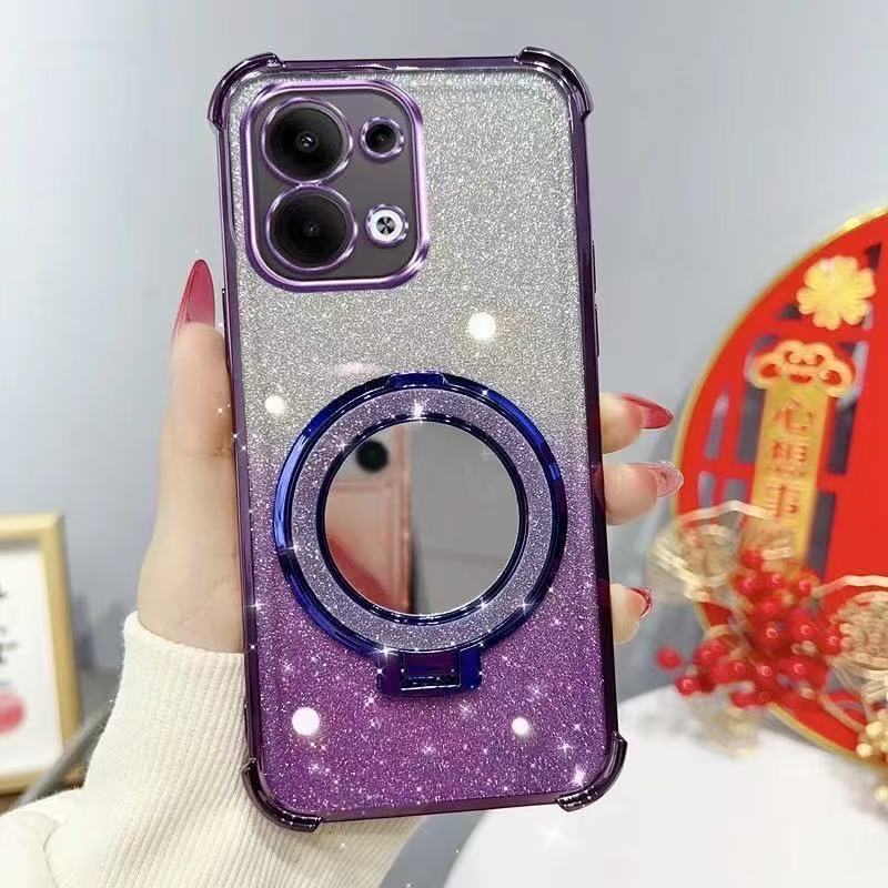 เคสขอบสี กันมุม สําหรับ Oppo Reno16 Pro Reno16F A6Pro A6S กันกระแทกสี่มุม เคสทูโทน 2in1