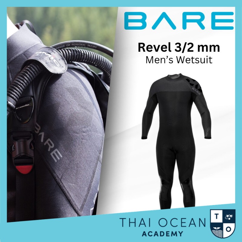 BARE Revel Men’s 3/2mm Full Wetsuit