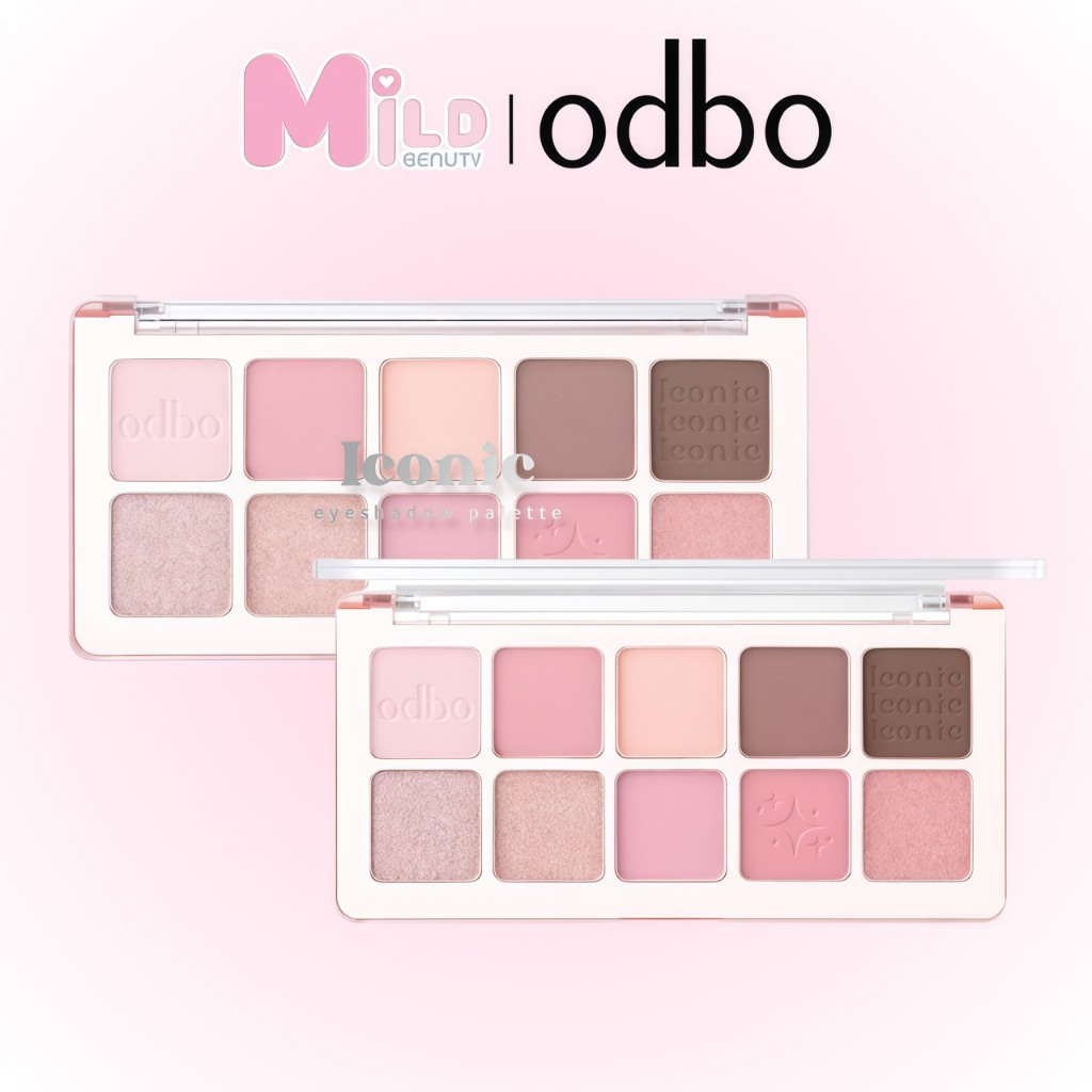 (ใหม่ ) Odbo Iconic Eyeshadow palette (อายแชโดว์)