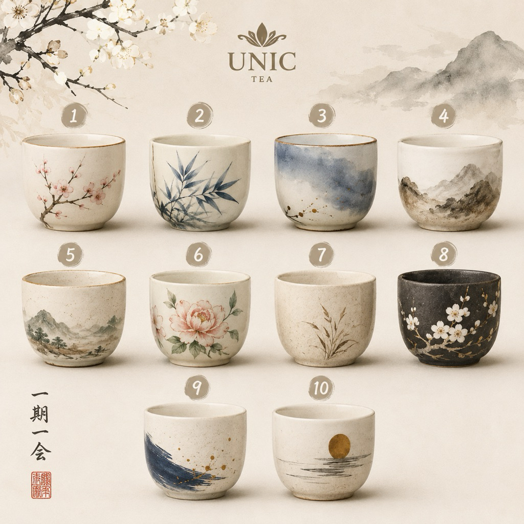 ถ้วยชาสไตล์ราคุ (Raku Tea Cup) งานเซรามิกแฮนด์เมด