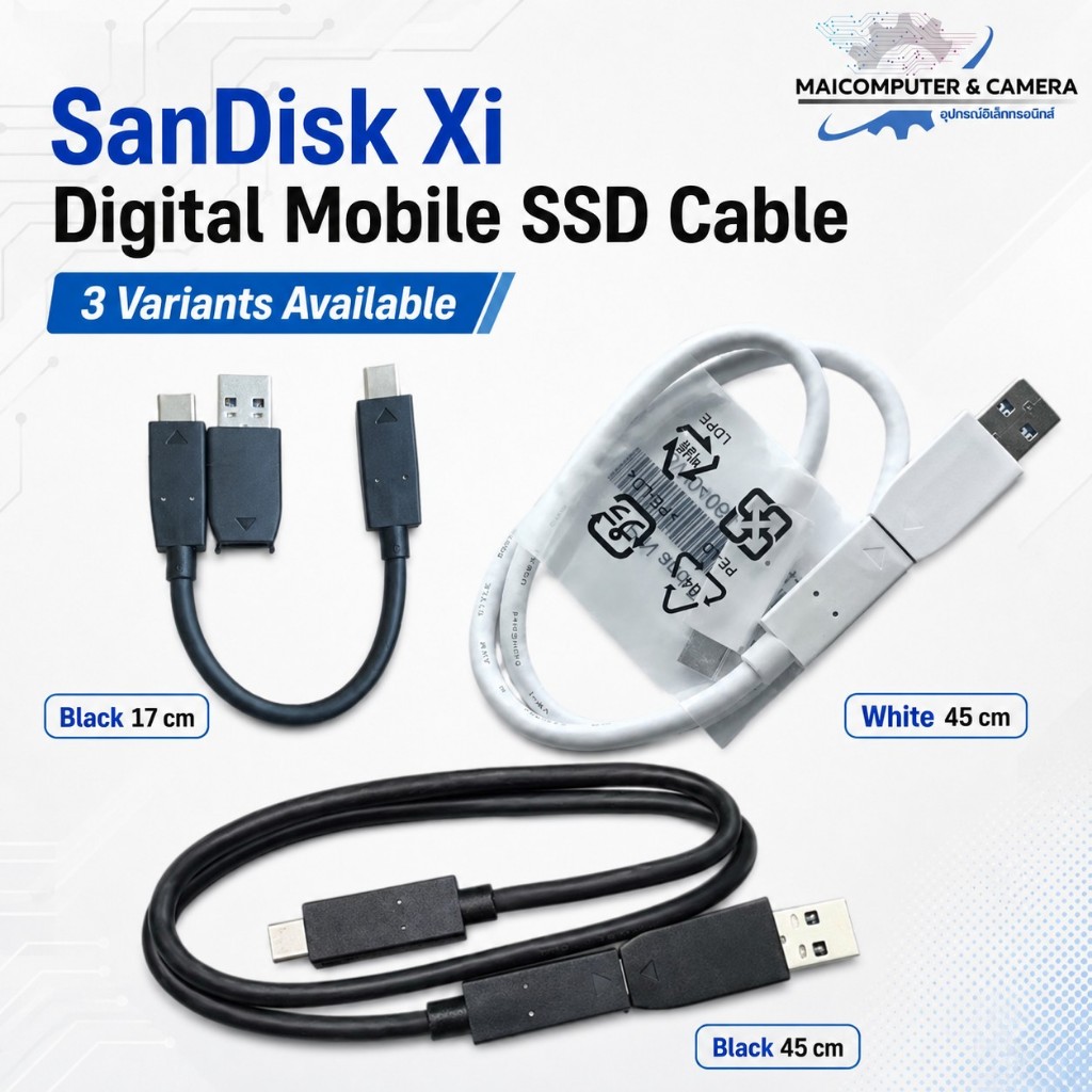 สายแปลง USB-C to USB-A / USB-C Gen2 รองรับ 4K 60Hz PD 60W e-Marker แท้