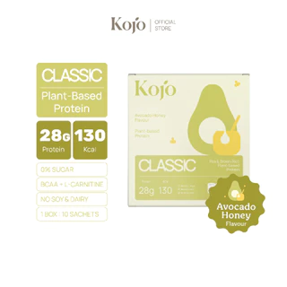 Kojo Classic Plant-Based Protein| โปรตีนจากพืช Hydrolyzed Pea Protein 1 กล่อง 10 ซอง