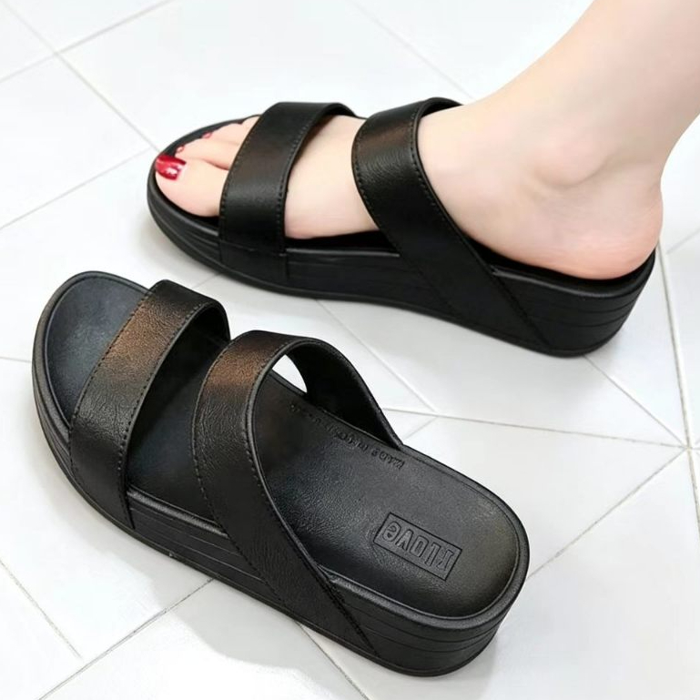 Cior.shop รองเท้าลำลองสตรีรองเท้าแตะแอร์น้ำหนักเบา 1761-36-40