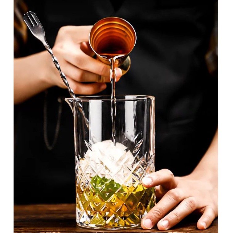 ได้รับ2ใบ แก้วผสมค็อกเทล MIXING Glass 750ML