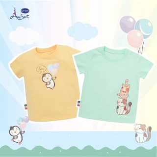 AMUSANT เสื้อยืด ลายการ์ตูน (เด็กหญิง) 6เดือน-8ปี EH2R10