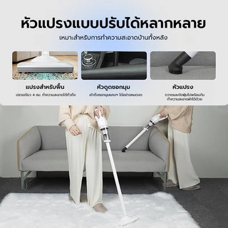 [Upgrade!] KENTO LITE เครื่องดูดฝุ่นไร้สาย แบบมือถือ แรงดูดสูง 30000Pa กำลังไฟ 800W เสียงรบกวนต่ำ