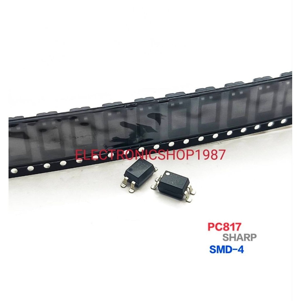 ราคา 10ตัว 👉👉SMD-4  PC817  IC 817  Opto coupler SOP-4 ไอซีออปโต้คอปเปอร์ขาแปะปริ้น 4ขา