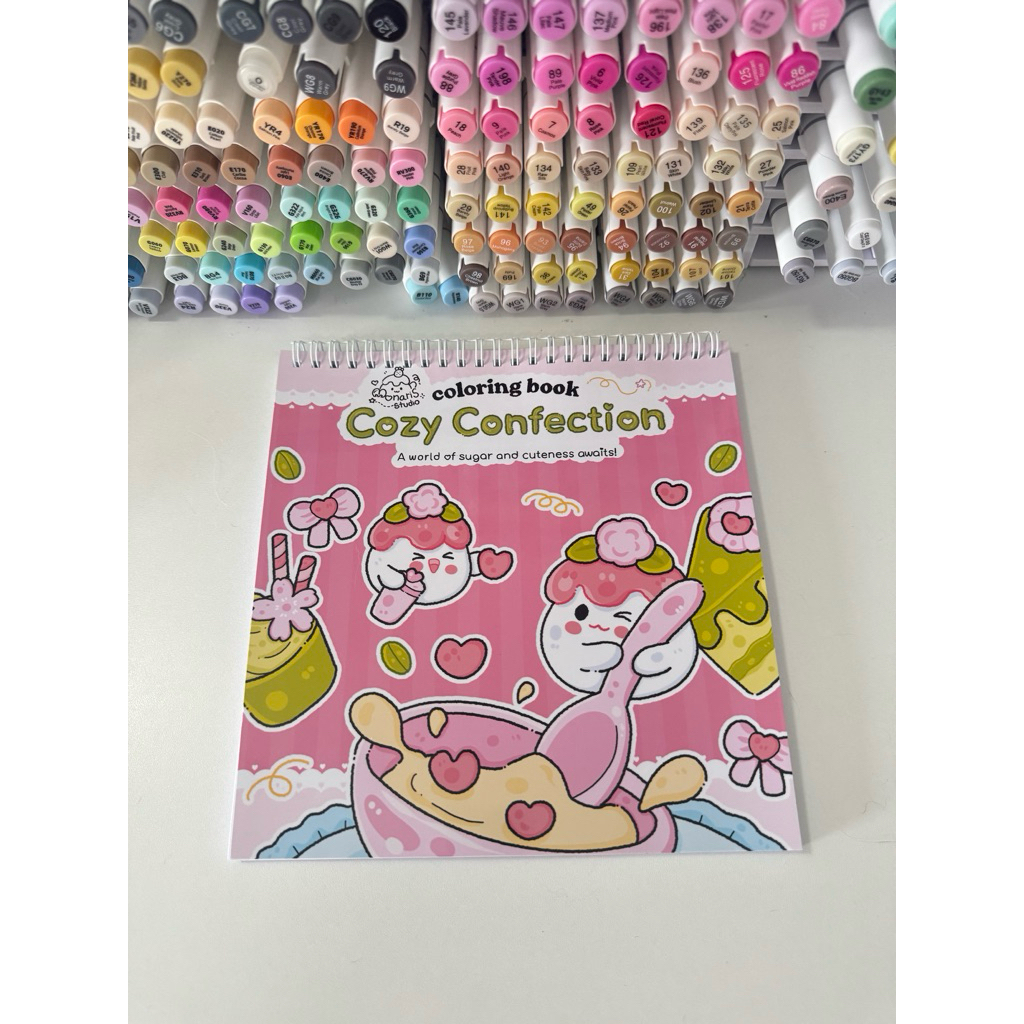 สมุดระบายสีบันทึกการเดินทางแสนอร่อย (Cozy Confection Coloring Book)