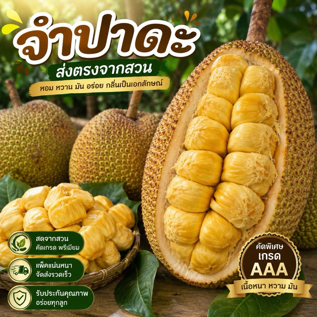 จำปาดะ พันธุ์พื้นเมือง ส่งตรงจากสตูล