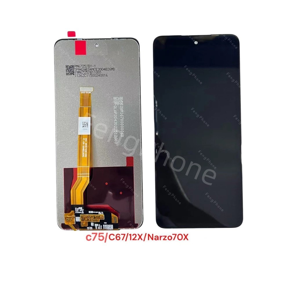 ชุดหน้าจอ For OPPO realme C75/realme C67/realme 12X/Narzo 70X