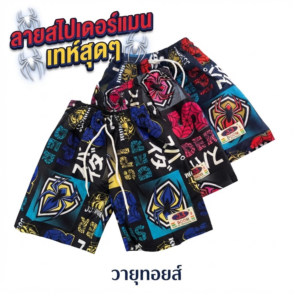 เอาใจหนุ่มน้อยแฟนคลับ Spider-Man! กางเกงเจเจลายสไปเดอร์แมน เท่สุดๆ ใส่สบายไม่อึดอัด! กางเกงที่เด็กๆ ต้องมีติดตู้!