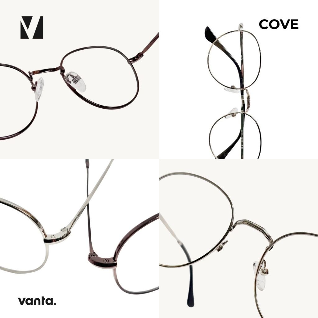 vanta. إطار نظارة معدني دائري COVE — صورة 2