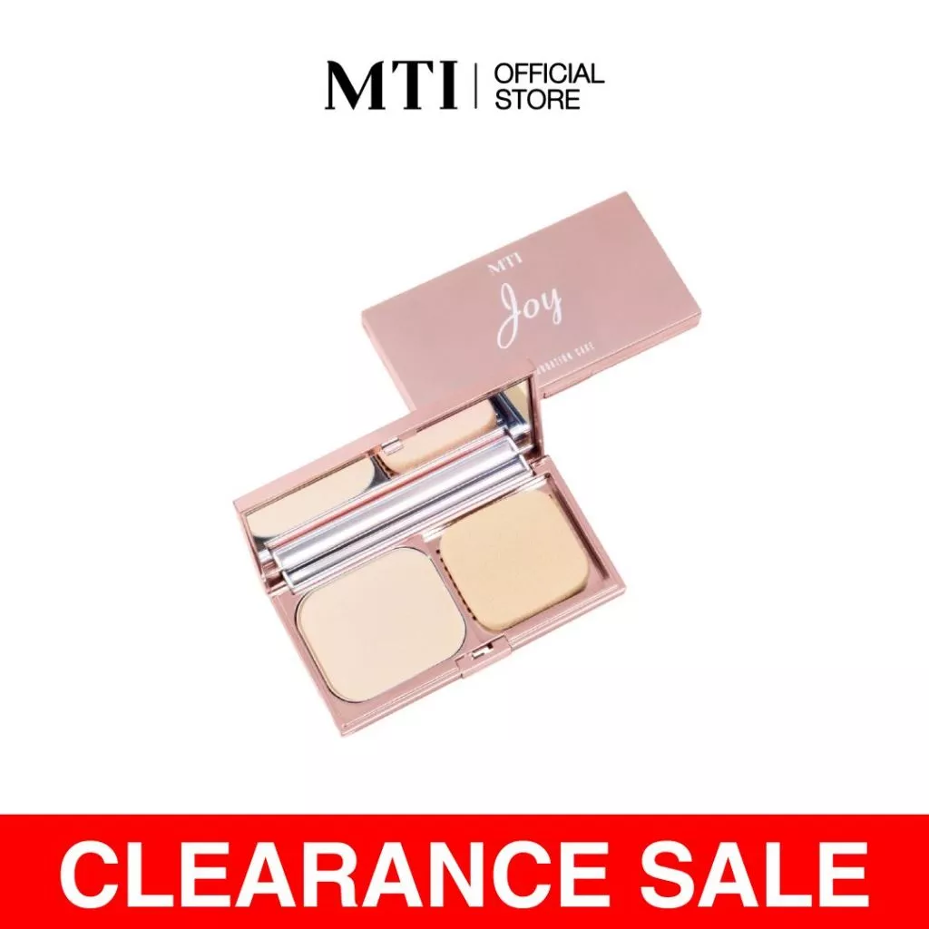 (สินค้าเคลียร์แรนซ์) MTI n'JOY แป้งผสมรองพื้น ให้ลุคฉ่ำวาวเหมือนสาวเกาหลี ขนาด 11 กรัม 6PKCJ1