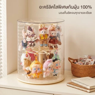 ส่งจากไทย ประหยัดพื้นที่ ชั้นวางพลาสติกหนาใส จัดเก็บตุ๊กตาลาบูบูคนดาว พวงกุญแจบลินด์บ็อกซ์ ตู้โชว์ห้องนอนของสะสมตุ๊กตา
