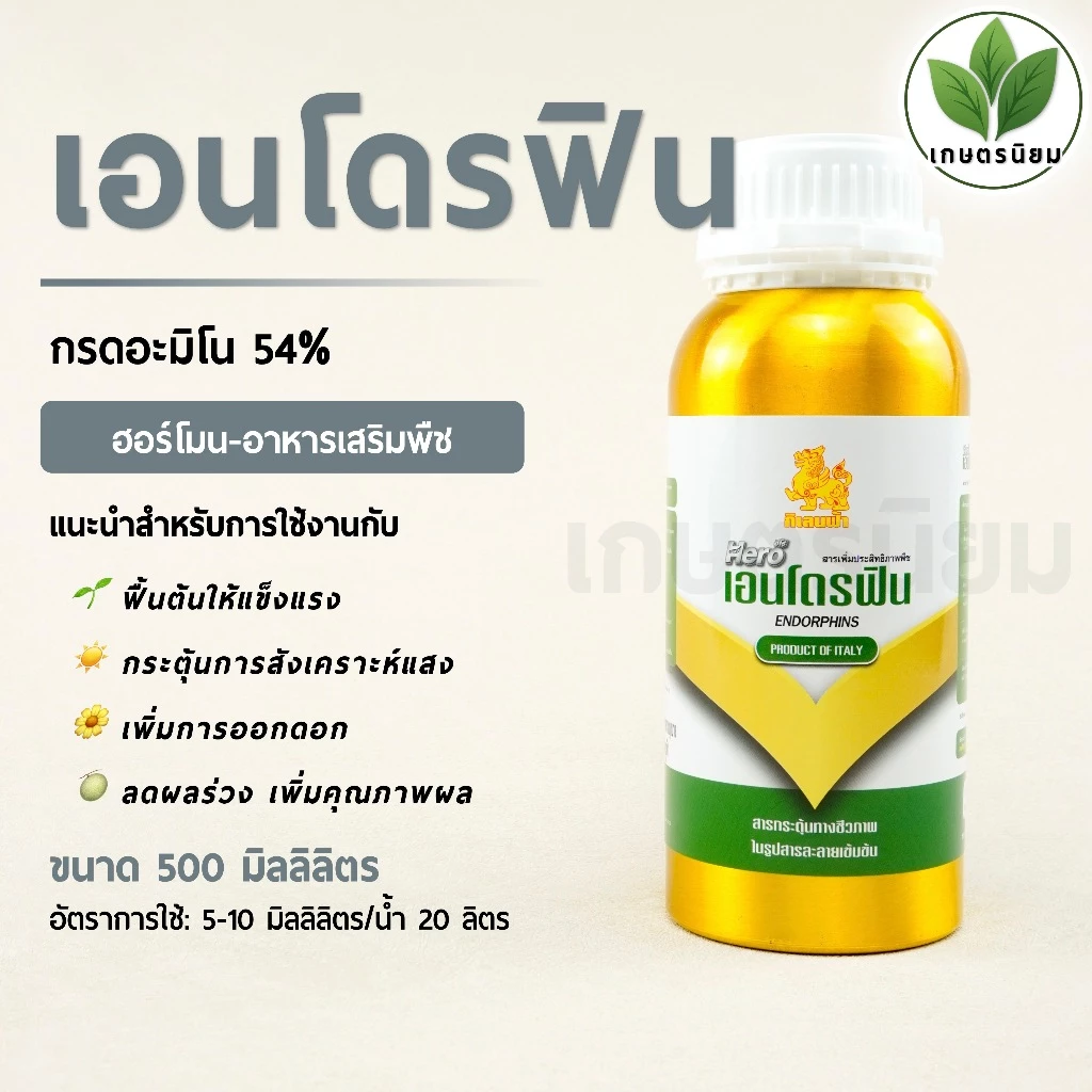 เอนโดรฟิน (อะมิโนเข้มข้นจากอิตาลี) *500 มิลลิลิตร*