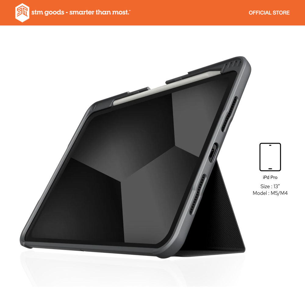 STM Goods เคสฝาพับกันกระแทก เคสฝาพับ Dux Plus ใช้สำหรับ iPad Pro 13 M5/M4