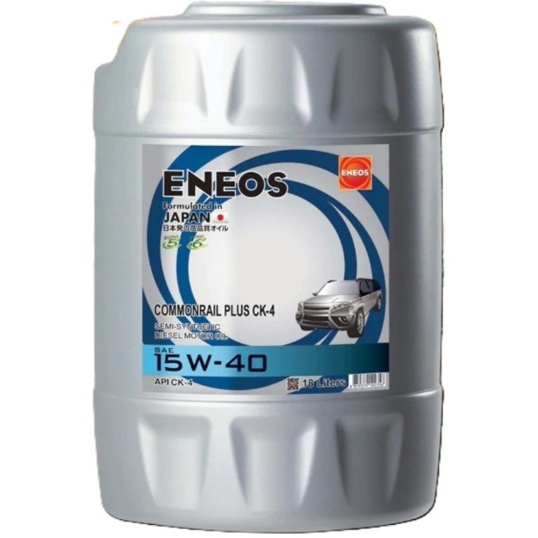 ENEOS Commonrail plus CK4 15W-40 เอเนออส ดีเซล CK-4 15W40 18L 18 ลิตร DPF