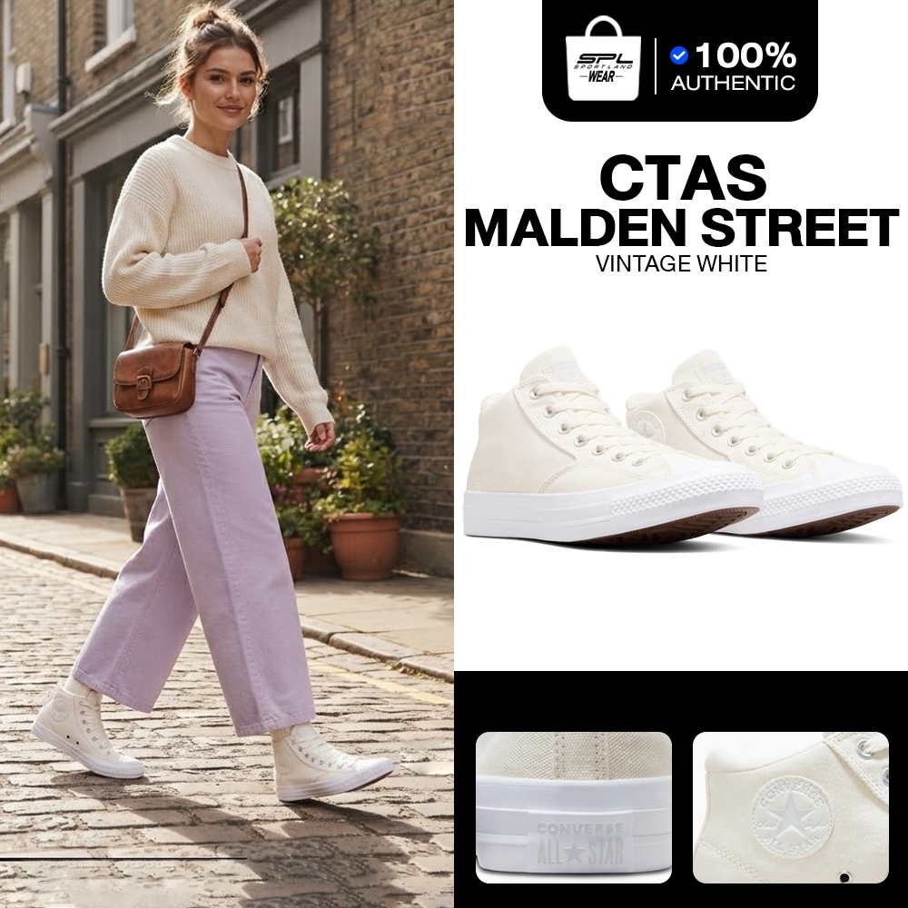 Converse รองเท้าผ้าใบ รองเท้าหุ้มข้อ UX Chuck Taylor All Star Malden Street MID A08768CMU4GYXX (2500)