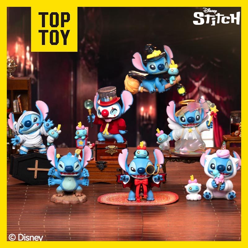 TOPTOY x Disney Stitch's Wacky Diary 2.0 Series Figures Blind Box ฟิกเกอร์สะสม กล่องสุ่ม ของขวัญวันเกิด พร้อมส่ง