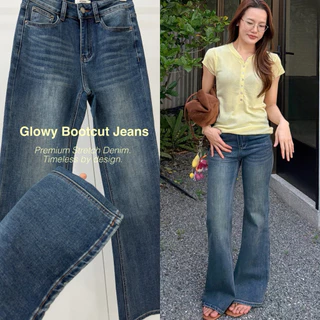 APPAREL.STORY-Glowy Bootcut Jeans (โกลววี่)