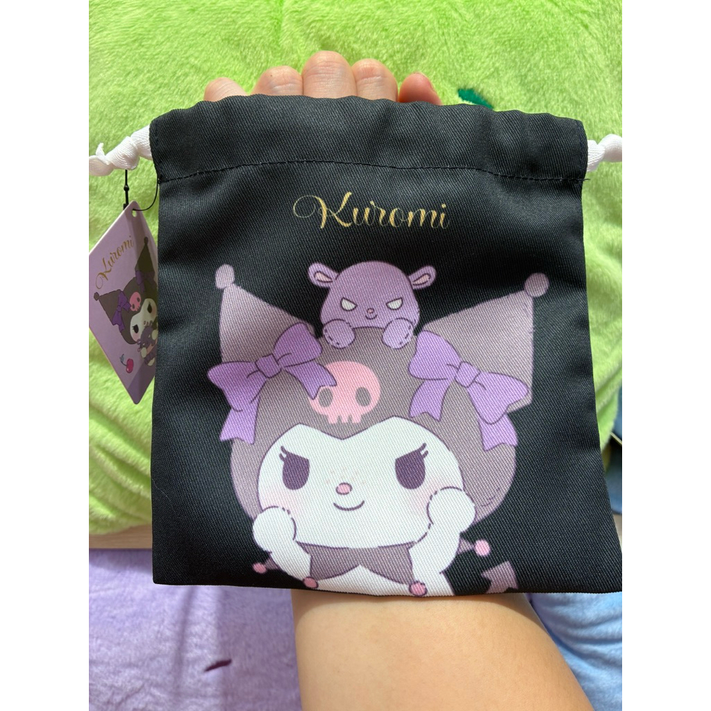 Kuromi คุโรมิ กระเป๋าหูรูด ถุงหูรูด ลาย Kuromi ลิขสิทธิ์แท้