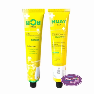 น้ำมันมวย ครีมบรรเทาปวดเมื่อยเอชอาร์ ตรามวย ขนาด 100 กรัม [3 หลอด] DD 1301 MUAY ยาครีม บรรเทาปวด สมุนไพรขายทั่วไป