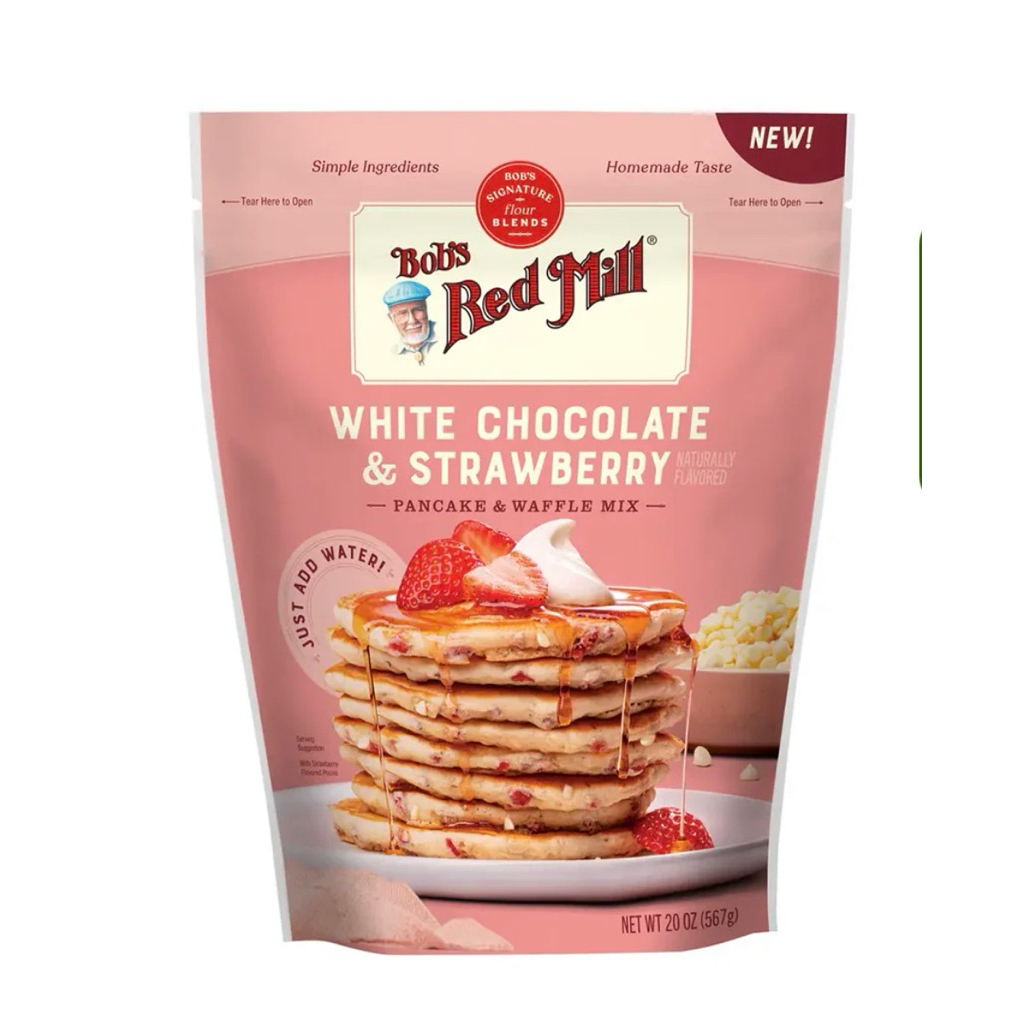Bob’s Red Mill 10 Grain/Protein/Multigrain/Classic/Buttermilk/White Choc Strawberry Pancake and Waff