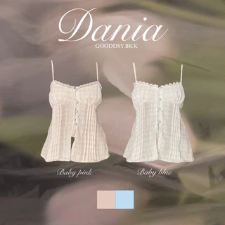 Gooddsy.bkk | Dania เสื้อสายเดี่ยวซีทรูแต่งลูกไม้ เสื้อสายเดี่ยวแต่งลูกไม้ เสื้อสายเดี่ยว