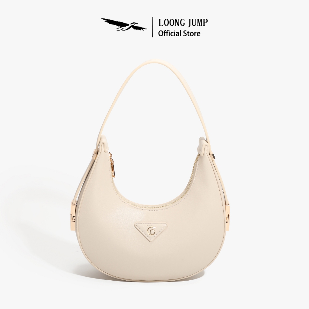 กระเป๋าถือผู้หญิง LOONG JUMP Paris Fashion MOON Bag กระเป๋าสะพายไหล่ ทรงกระเป๋าดวงจันทร์สุดคิวต์ สวยหวานมินิมอล