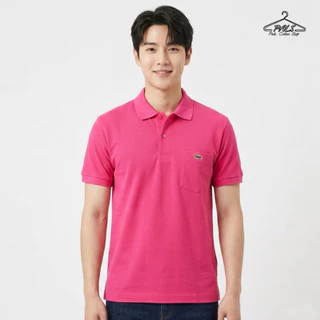 เสื้อคอปกผู้ชาย งานจระเข้ (ปัก L) เนื้อผ้า T/C Polyester ผสม cotton พรีเมี่ยม พร้อมส่ง