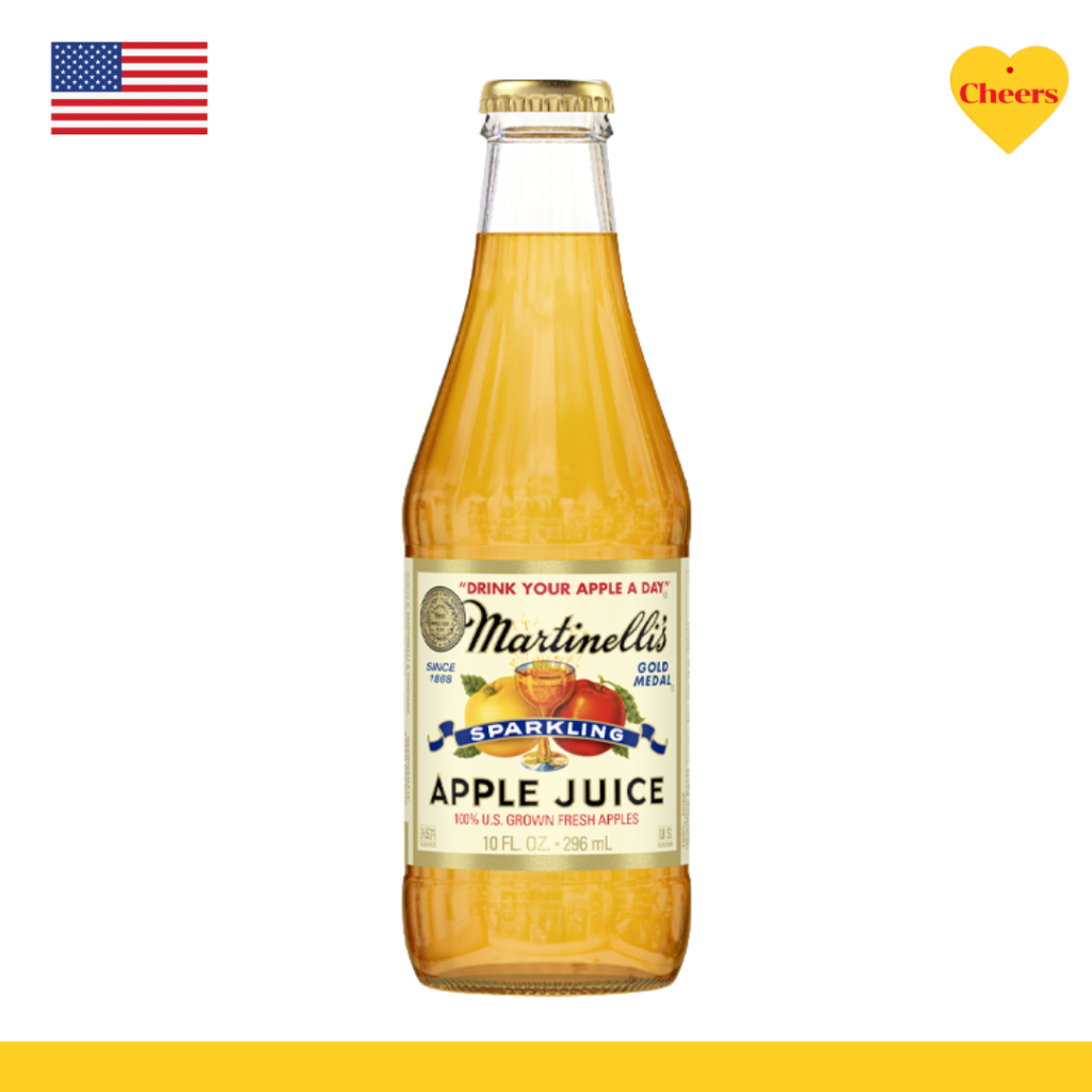 Martinelli Gold Medal's, 100% Sparkling Apple Juice 296ml.