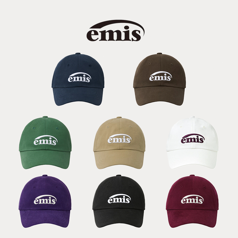 【ของแท้ 100%】หมวกเบสบอล EMIS รุ่นใหม่ โลโก้ใหม่ มีให้เลือกหลายสี