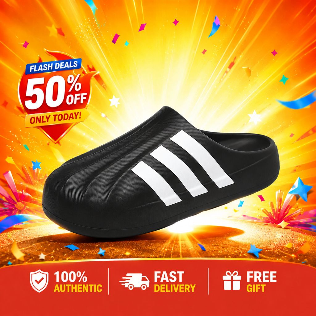🔥ของแท้ 100%🔥 Originals adiFOM SUPERSTAR MULE รองเท้าแตะ นุ่มสบาย ทรงสวย
