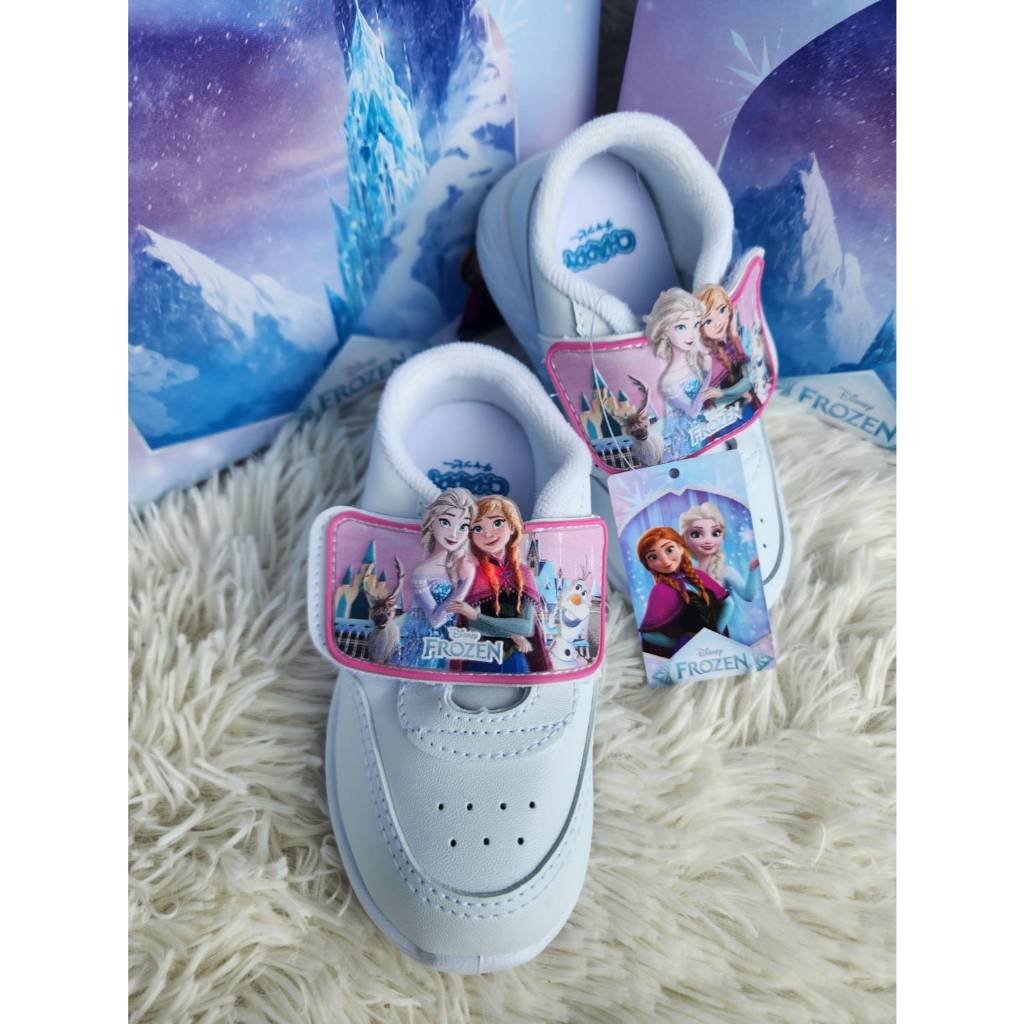 รองเท้านักเรียน Chappy เอลซ่า มีไฟ รองเท้าอนุบาล รองเท้าพละ รุ่น2570 พร้อมส่ง