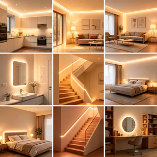 ไฟแถบนีออน Neon Flex LED 220V ดัดงอได้ กันน้ำ ยาว3/5/10/20ม ไฟตกแต่งห้องบ้าน ร้านค้า ต่อปลั๊กใช้เลย