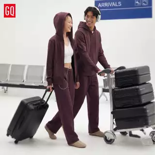 GQ Minimal Sweatpants กางเกงลำลองขายาว ช่วยลดการสะสมของแบคทีเรีย ผ้านุ่มสบาย ใส่ขึ้นเครื่องได้แอร์พอร์ตลุค