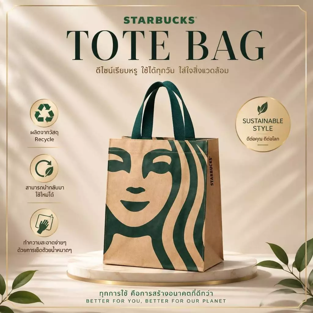 กระเป๋า Starbucks Shopping Bag