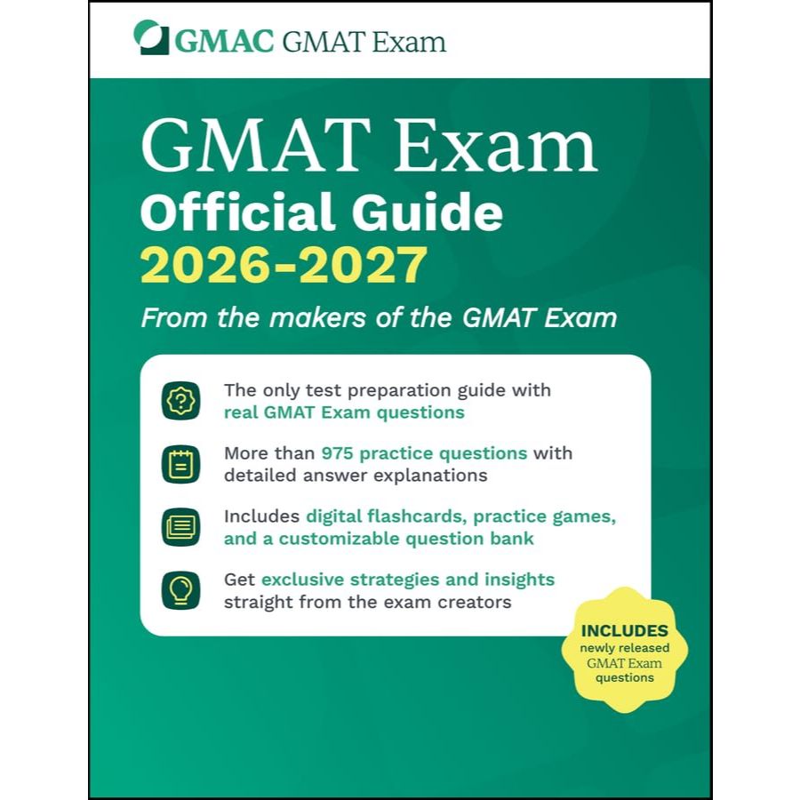 C321 9781394412808 GMAT OFFICIAL GUIDE 2026-2027: BOOK + ONLINE QUESTION BANK + DIGITAL FLASHCARDS + MOBILE APP