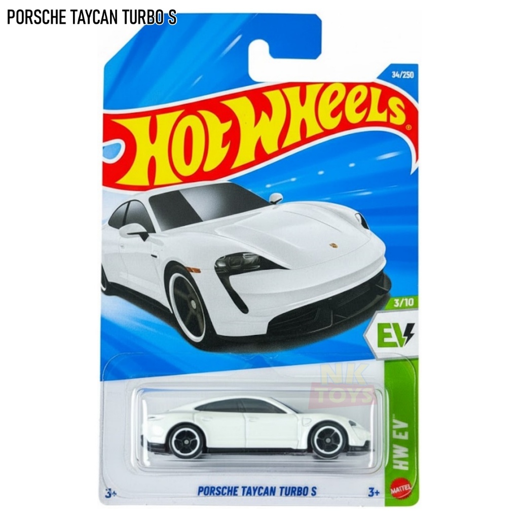 โมเดลรถเหล็ก Hot wheels รุ่น PORSCHE TAYCAN TURBO S ลิขสิทธิ์แท้ AAD2 hotwheels โรถของเล่น
