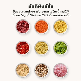 [โถแก้ว food grade] SAMONO เครื่องปั่นหมู 850ML เครื่องปั่นพริก เครื่องปั่นอาหารเด็ก เครื่องบดเนื้อไฟฟ้า รุ่น SW-C150