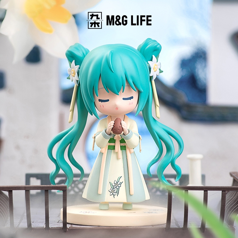 M&G LIFE x BiliBili Hatsune Miku Qu Yun Shang Series Blind Box Articulated Figure