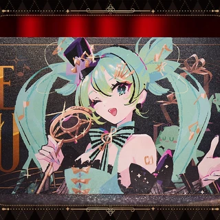 M&G LIFE x BiliBili Hatsune Miku Destiny's Embrace Series Photo Card Holographic Tickets and Record-shaped Keychain