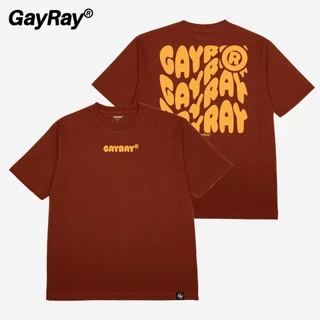 เสื้อโอเวอร์ไซส์ Cotton 100% GayRay Ripple เสื้อยืดโอเวอร์ไซส์ Oversize เสื้อยืดผู้ชาย ผู้หญิง สตรีทแฟชั่น