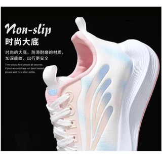 Dee_StepShoes รองเท้ากีฬาสำหรับผู้หญิงน้ำหนักเบาระบายอากาศได้ดีนุ่มสบายสำหรับวิ่งออกกำลังกายทำงาน 36-40