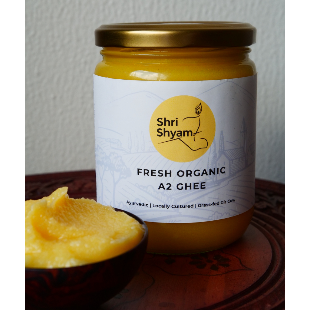 เนยใส ชริ ชยาม Shri Shyam Organic Grass Fed Ghee, 100% Ghee, 250g