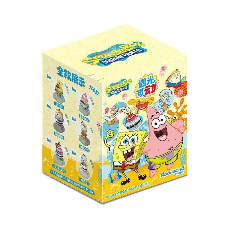 (สุ่ม/พร้อมส่ง🇹🇭) โมเดล Spongbob Solar ขยับพลังงานแสงอาทิตย์