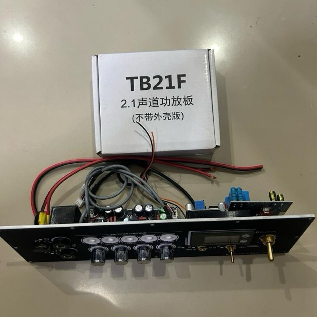 ชุดแอมป์เพลทเดินระบบพร้อมใช้งาน Tb21F Tb21Q Tb21 Pro ST21+ปรีไมค์คาราโอเกะ.  AMP-2g และอุปกรณ์บนเพลท