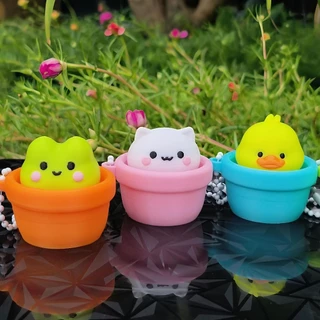🪅พวงกุญแจ Animals Pot Clicker (ปริ้น 3D) ของเล่นคลายเครียด