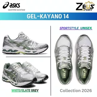 ASICS GEL-KAYANO 14 รองเท้า Sportstyle UNISEX โดดเด่นด้วยดีไซน์ยุค 2000s และพื้นรองเท้า GEL ที่มอบความสบาย ทันสมัย