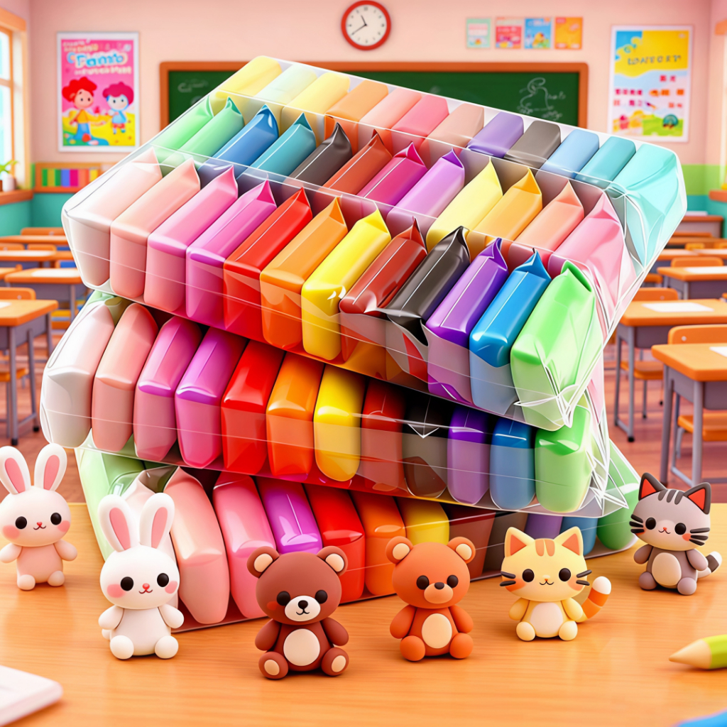 DIY ดินน้ำมัน ดินเบา ดินเบา 12/24/36/48 สี ดินเบาเกาหลี ของเล่นเด็ก แฮนด์เมด ปลอดสารพิษ ดินน้ํามันสําหรับเด็ก